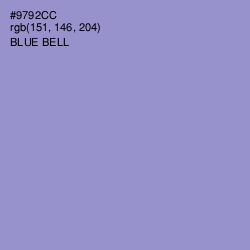 #9792CC - Blue Bell Color Image